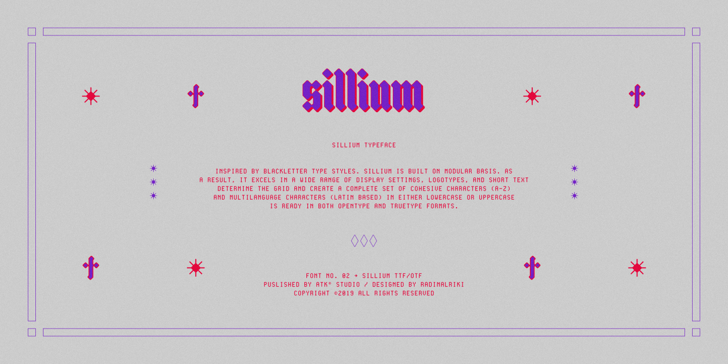 Sillium Regular Font preview